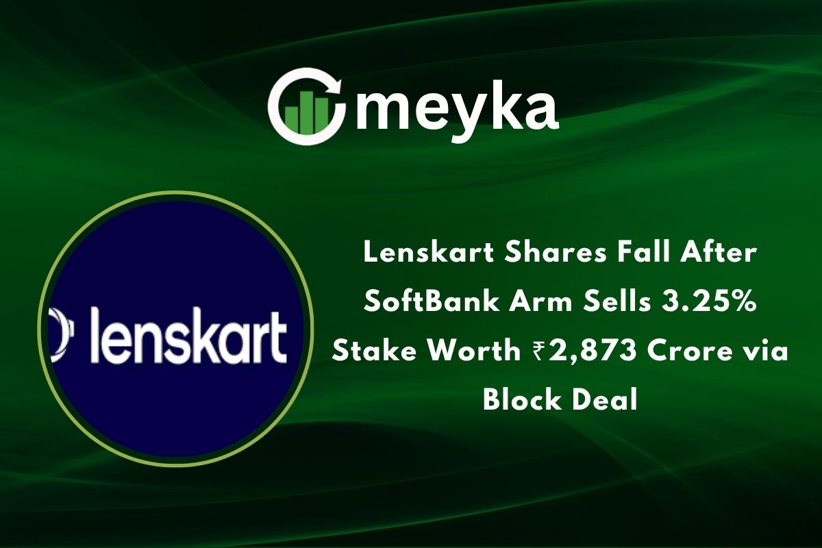 Lenskart Shares Fall After SoftBank Arm Sells 3.25% Stake Worth ₹2,873 Crore via Block Deal