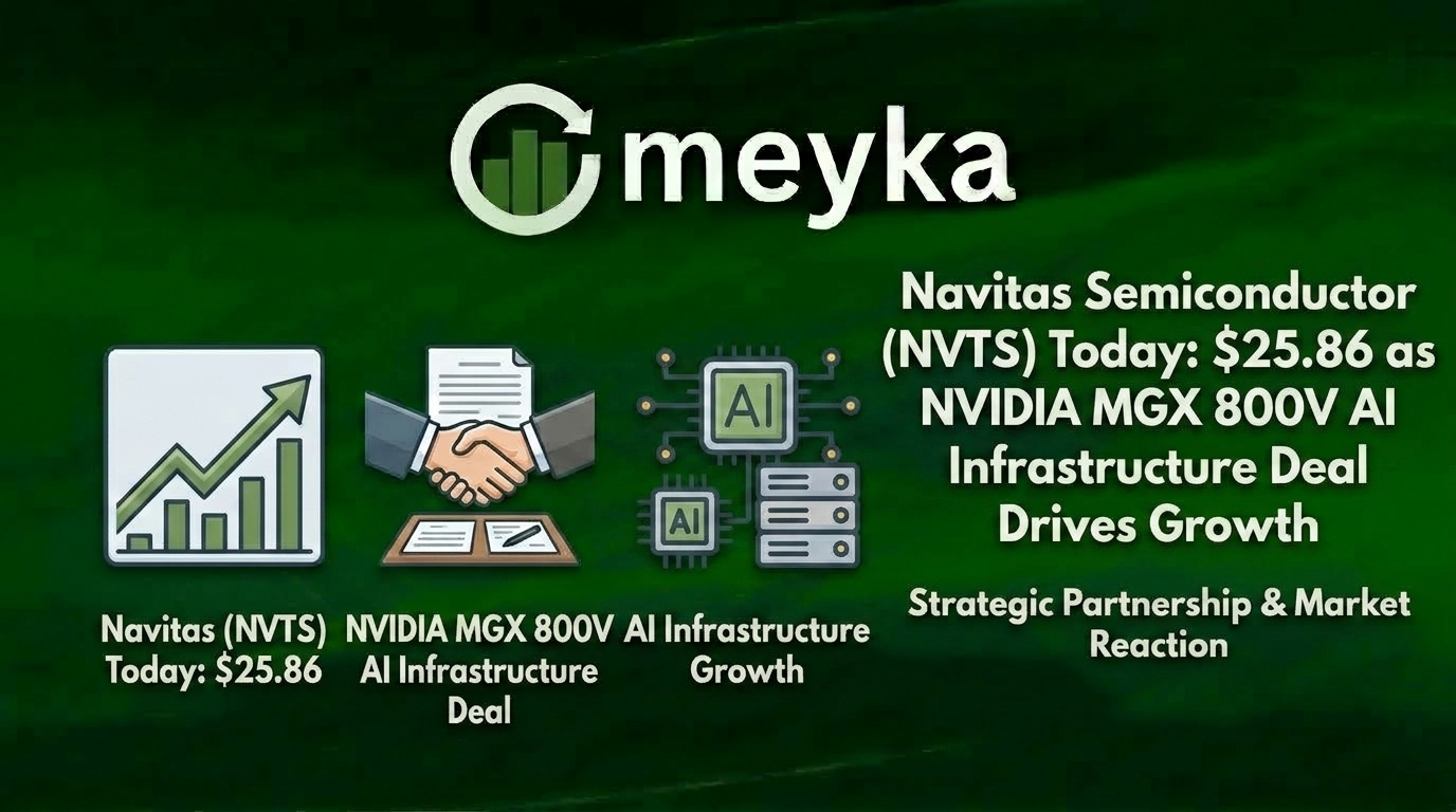 Navitas Semiconductor NVTS at $25.86 Today as NVIDIA MGX 800V AI Infrastructure Deal Fuels Growth Outlook