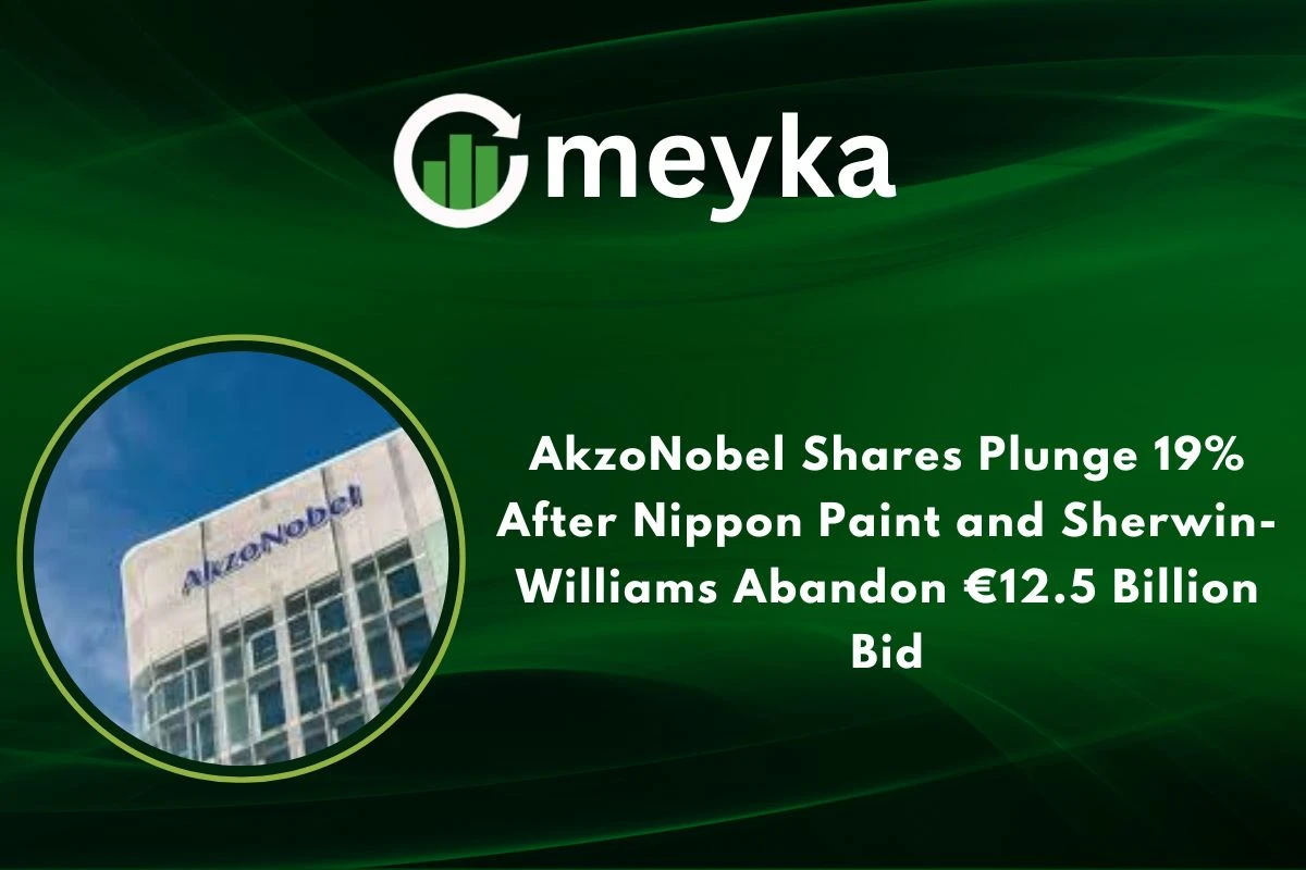 AkzoNobel Shares Plunge 19% After Nippon Paint and Sherwin-Williams Abandon €12.5 Billion Bid 