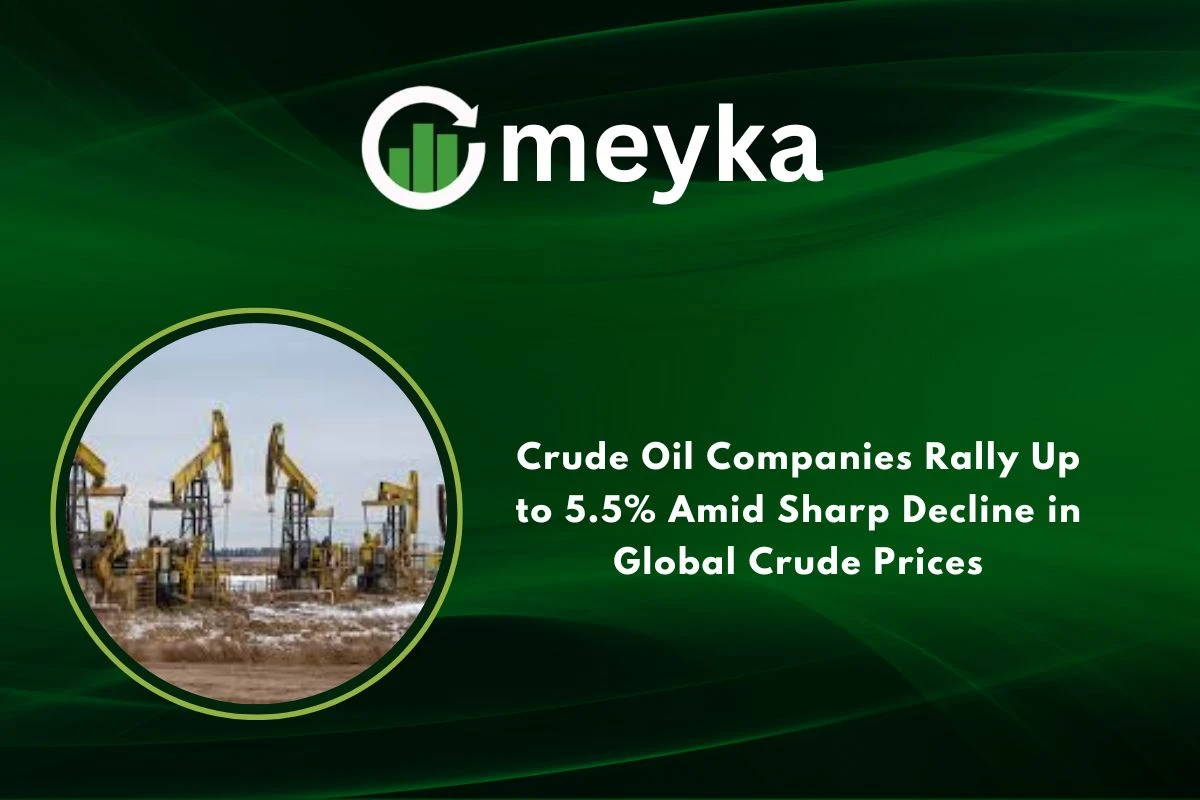 Crude Oil Companies Rally Up to 5.5% Amid Sharp Decline in Global Crude Prices 