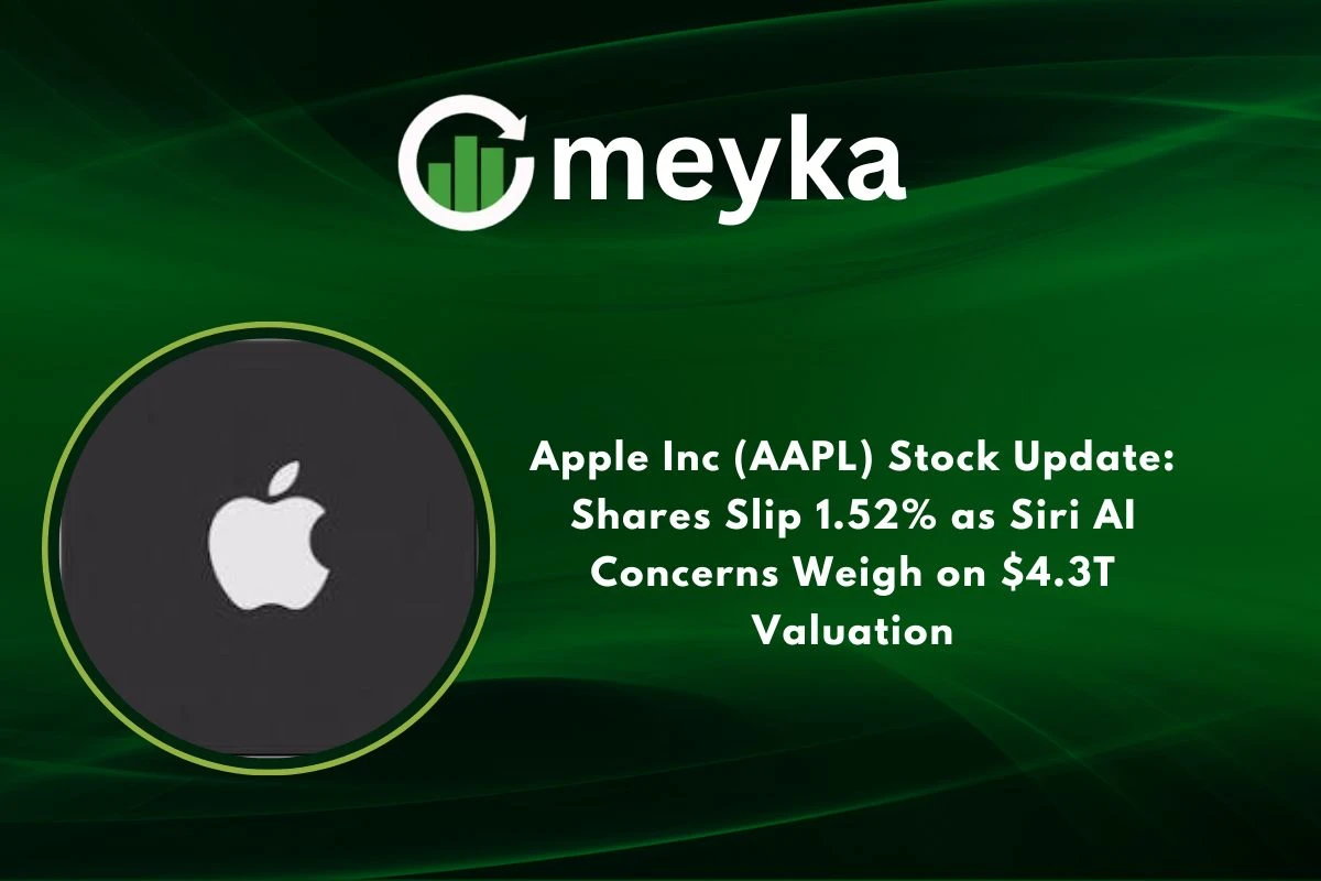 Apple Inc (AAPL) Stock Update: Shares Slip 1.52% as Siri AI Concerns Weigh on $4.3T Valuation 