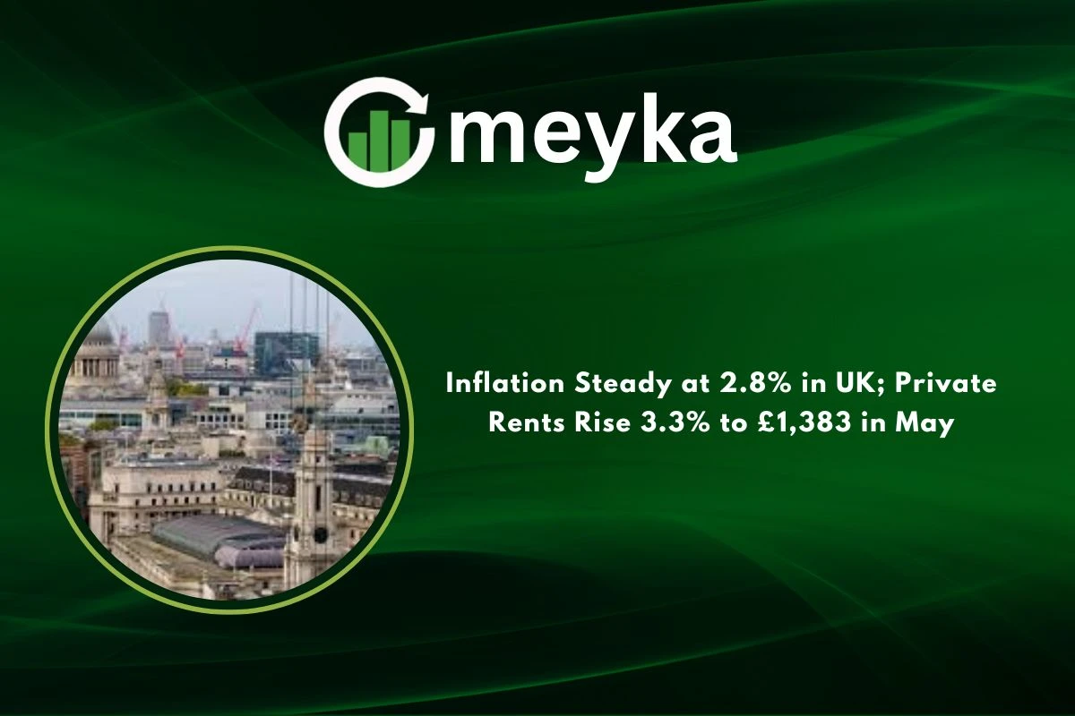 Inflation Steady at 2.8% in UK; Private Rents Rise 3.3% to £1,383 in May