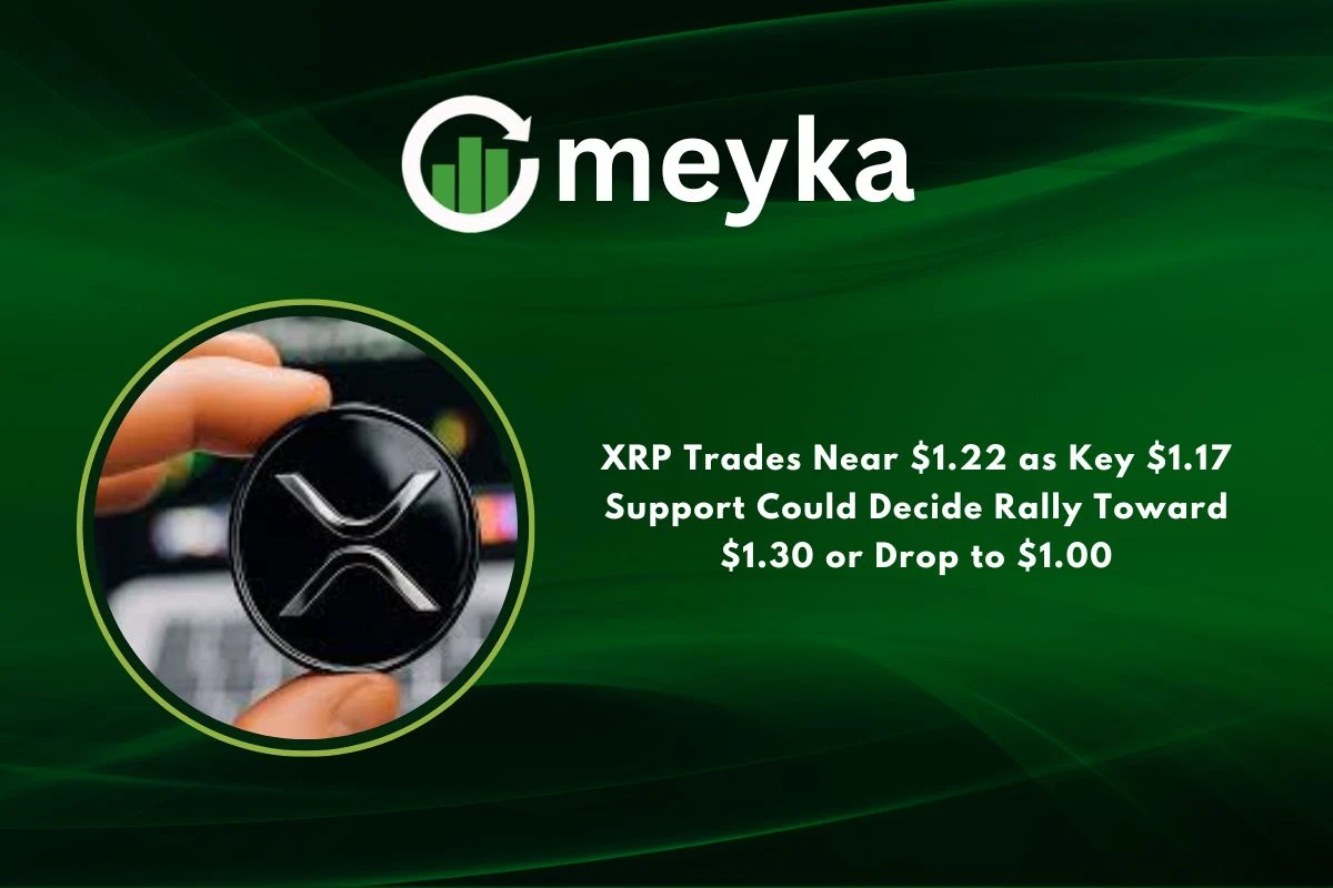XRP Trades Near $1.22 as Key $1.17 Support Could Decide Rally Toward $1.30 or Drop to $1.00 
