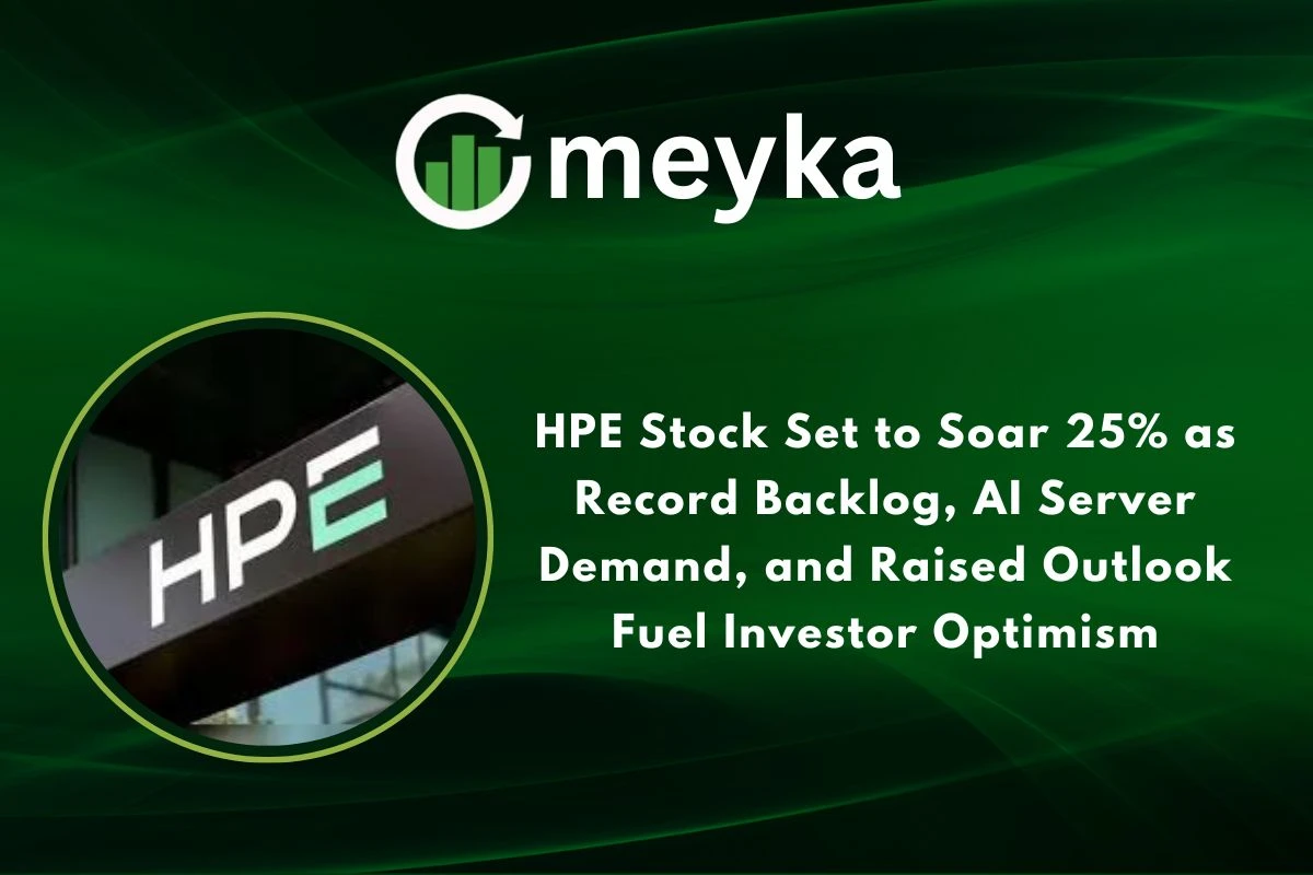 HPE Stock Set to Soar 25% as Record Backlog, AI Server Demand, and Raised Outlook Fuel Investor Optimism 
