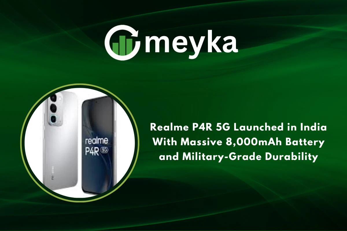 Realme P4R 5G Launched in India With Massive 8,000mAh Battery and Military-Grade Durability