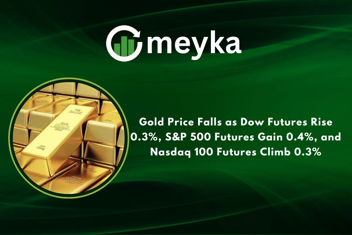 Gold Price Falls as Dow Futures Rise 0.3%, S&P 500 Futures Gain 0.4%, and Nasdaq 100 Futures Climb 0.3%