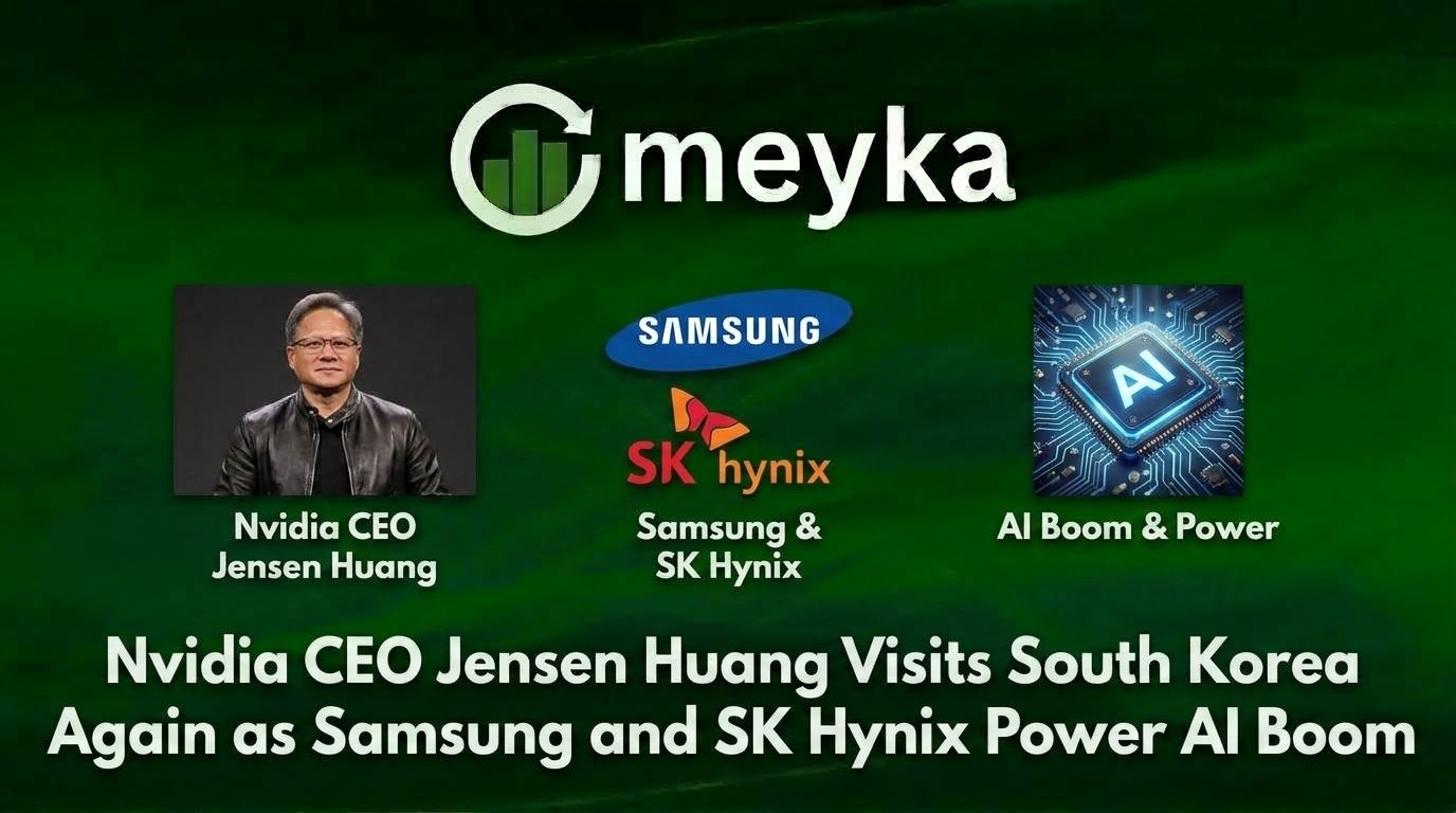 Nvidia CEO Jensen Huang Visits South Korea Again as Samsung and SK Hynix Power AI Boom