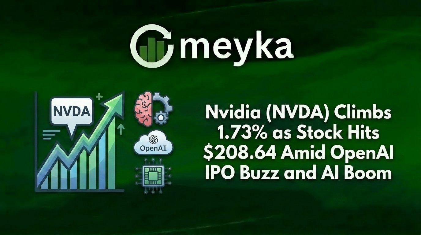Nvidia (NVDA) Climbs 1.73% as Stock Hits $208.64 Amid OpenAI IPO Buzz and AI Boom