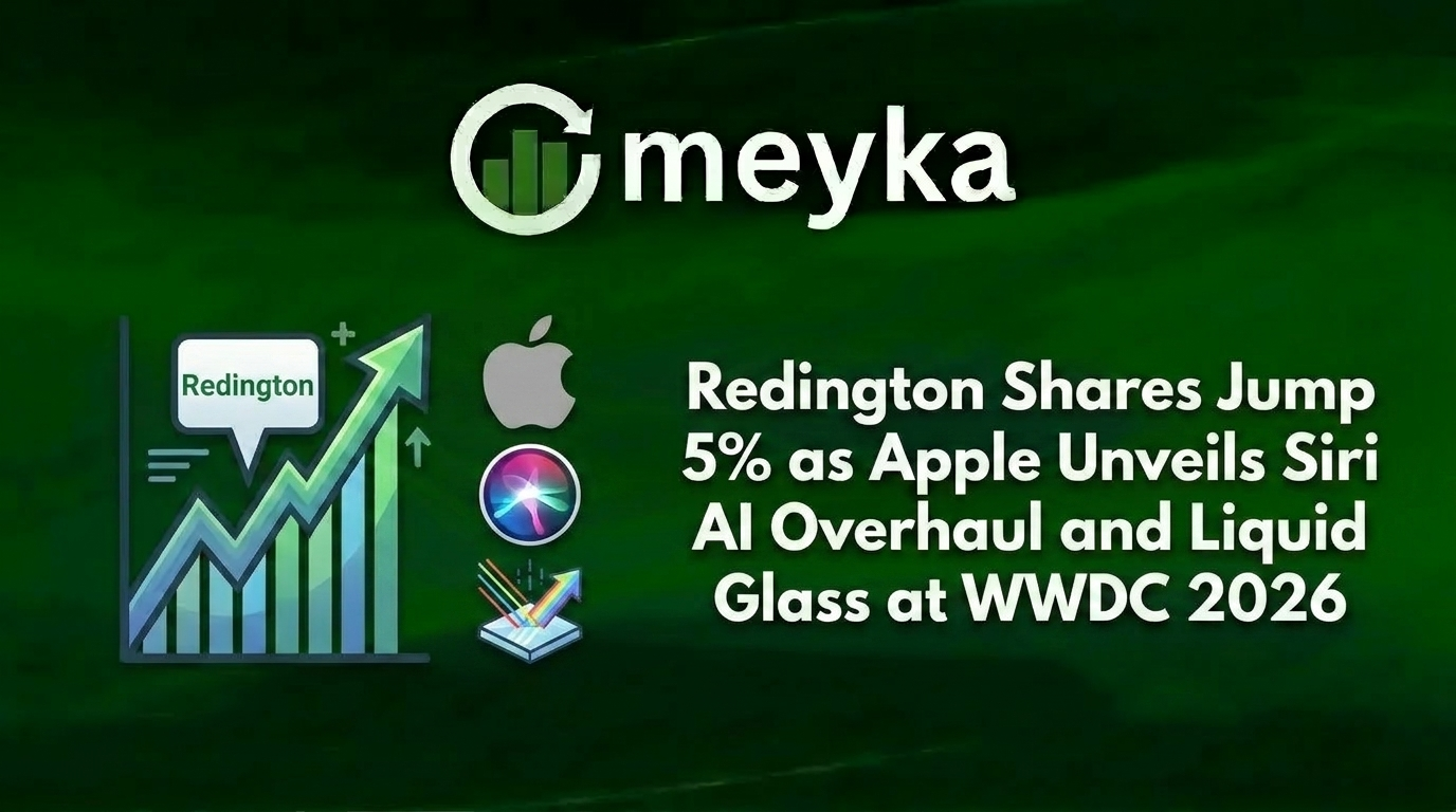 Redington Shares Jump 5% as Apple Unveils Siri AI Overhaul and Liquid Glass at WWDC 2026