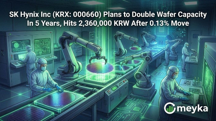 SK Hynix Inc (KRX: 000660) Plans to Double Wafer Capacity in 5 Years, Hits 2,360,000 KRW After 0.13% Move