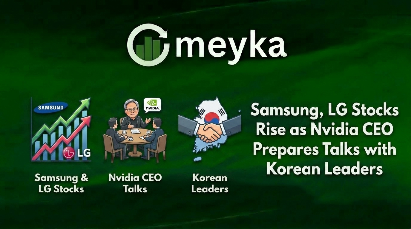 Samsung, LG Stocks Rise as Nvidia CEO Prepares Talks with Korean Leaders