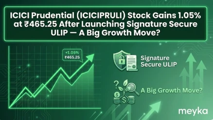ICICI Prudential (ICICIPRULI) Stock Gains 1.05% at ₹465.25 After Launching Signature Secure ULIP, A Big Growth Move?
