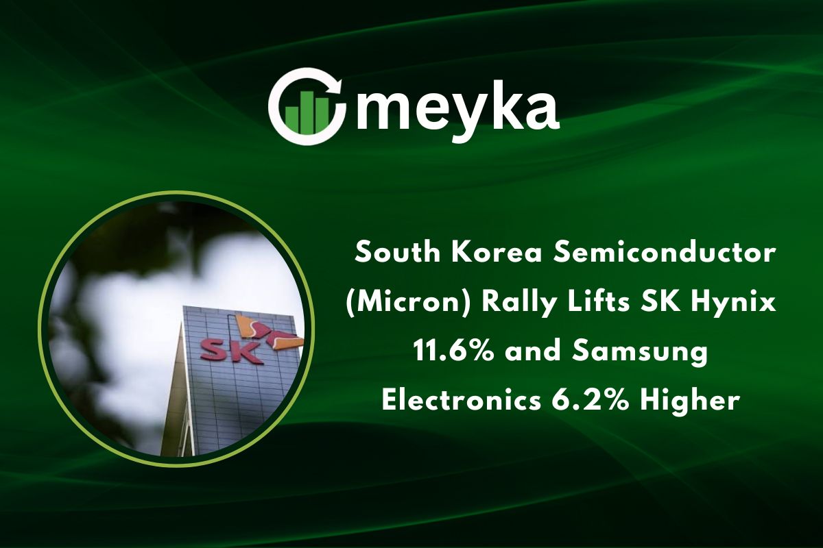 South Korea Semiconductor (Micron) Rally Lifts SK Hynix 11.6% and Samsung Electronics 6.2% Higher