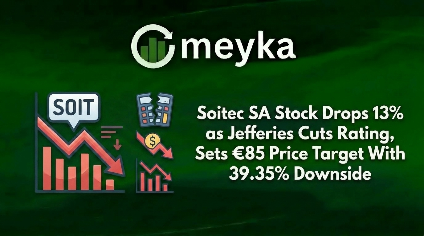 Soitec SA Stock Drops 13% as Jefferies Cuts Rating, Sets €85 Price Target With 39.35% Downside