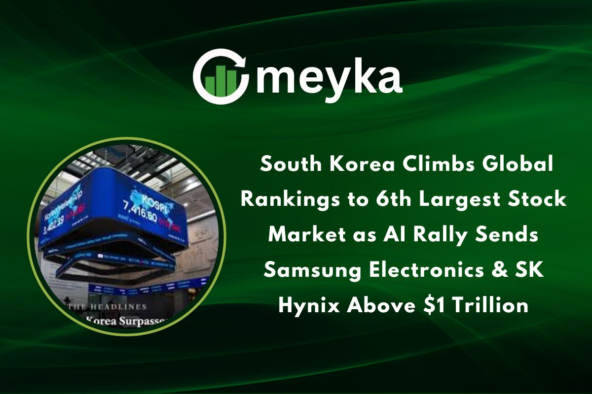 South Korea Climbs Global Rankings to 6th Largest Stock Market as AI Rally Sends Samsung Electronics & SK Hynix Above $1 Trillion