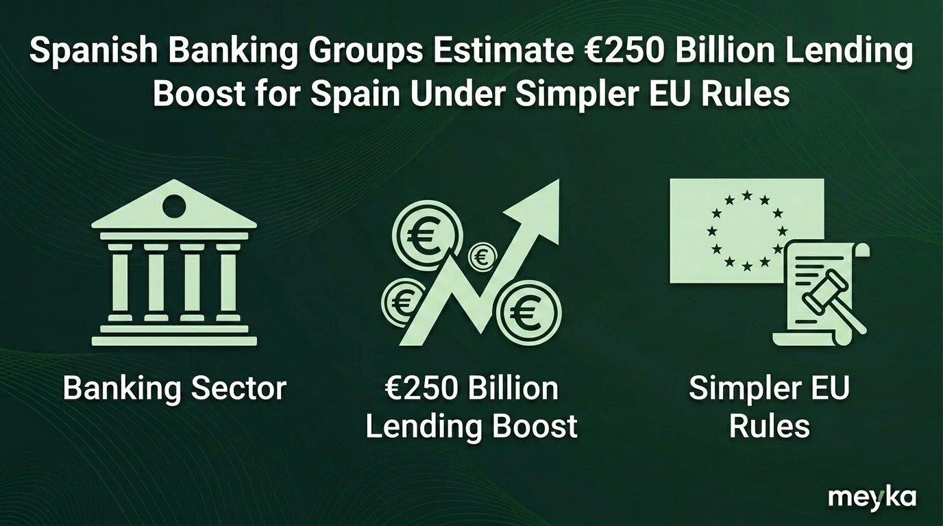 Spanish Banking Groups Estimate €250 Billion Lending Boost for Spain Under Simpler EU Rules 