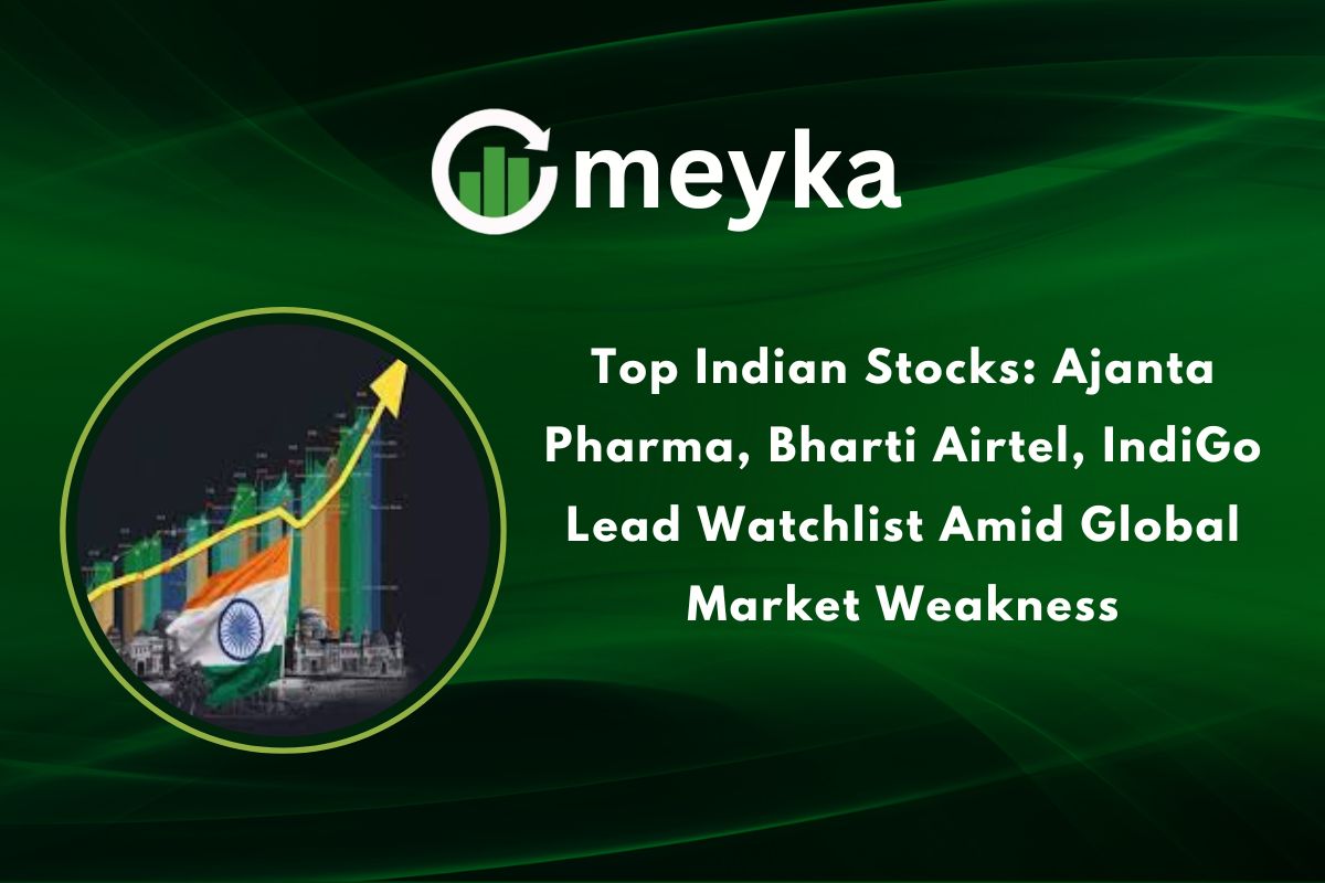 Top Indian Stocks: Ajanta Pharma, Bharti Airtel, IndiGo Lead Watchlist Amid Global Market Weakness