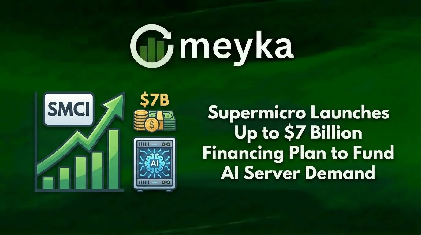Supermicro Launches Up to $7 Billion Financing Plan to Fund AI Server Demand