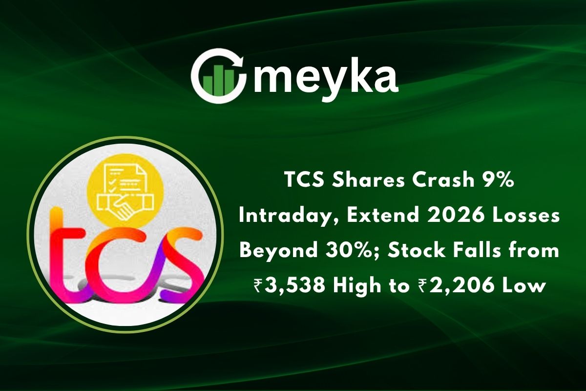 TCS Shares Crash 9% Intraday, Extend 2026 Losses Beyond 30%; Stock Falls from ₹3,538 High to ₹2,206 Low