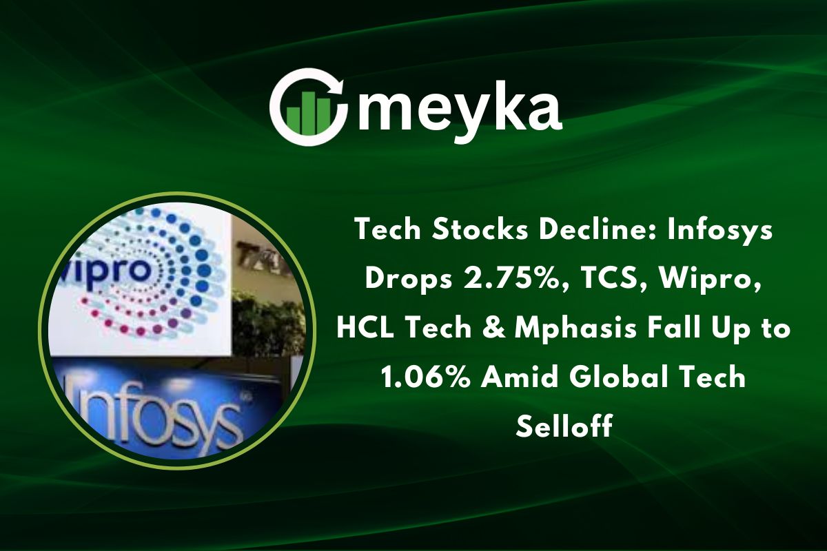Tech Stocks Decline: Infosys Drops 2.75%, TCS, Wipro, HCL Tech & Mphasis Fall Up to 1.06% Amid Global Tech Selloff