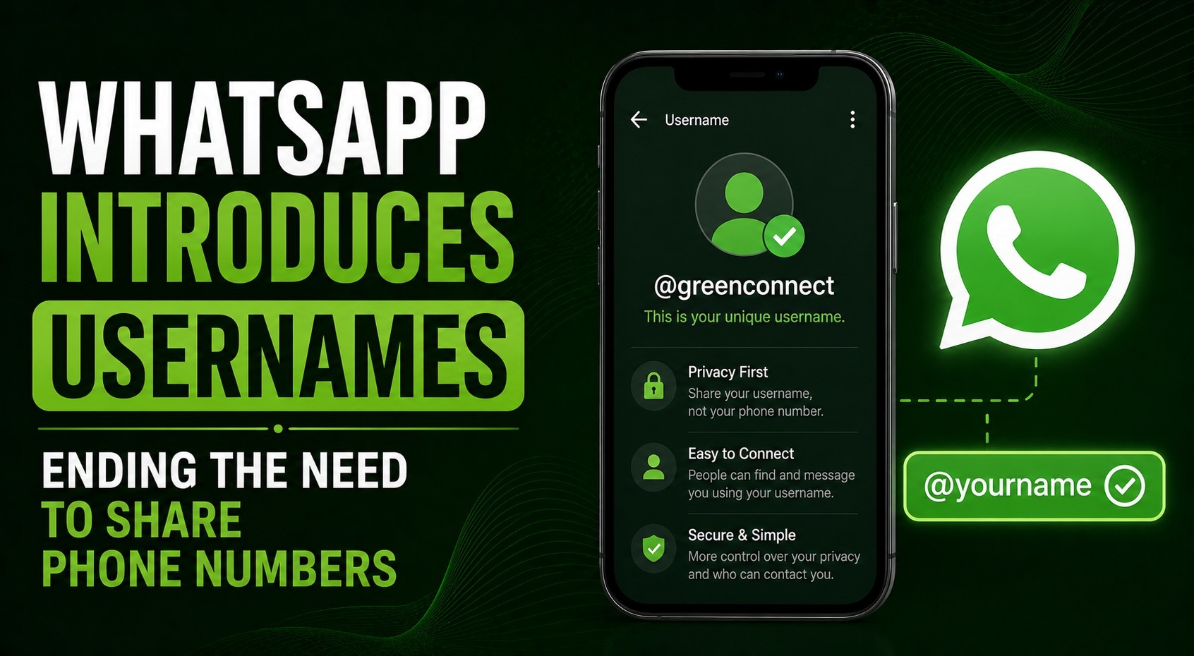 WhatsApp Introduces Usernames, Ending the Need to Share Phone Numbers
