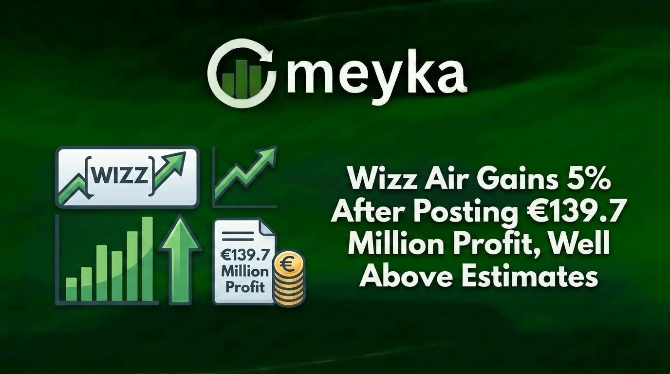 Wizz Air Gains 5% After Posting €139.7 Million Profit, Well Above Estimates