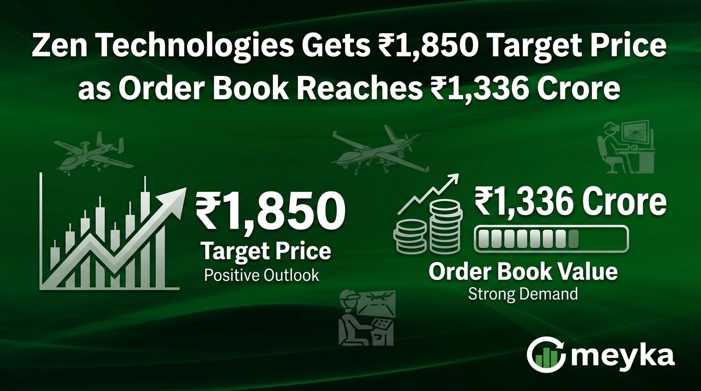 Zen Technologies Gets ₹1,850 Target Price as Order Book Reaches ₹1,336 Crore