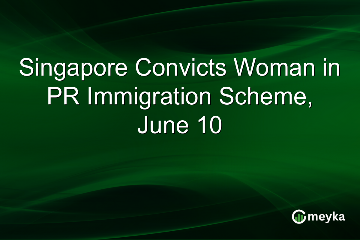 Singapore Convicts Woman in PR Immigration Scheme, June 10