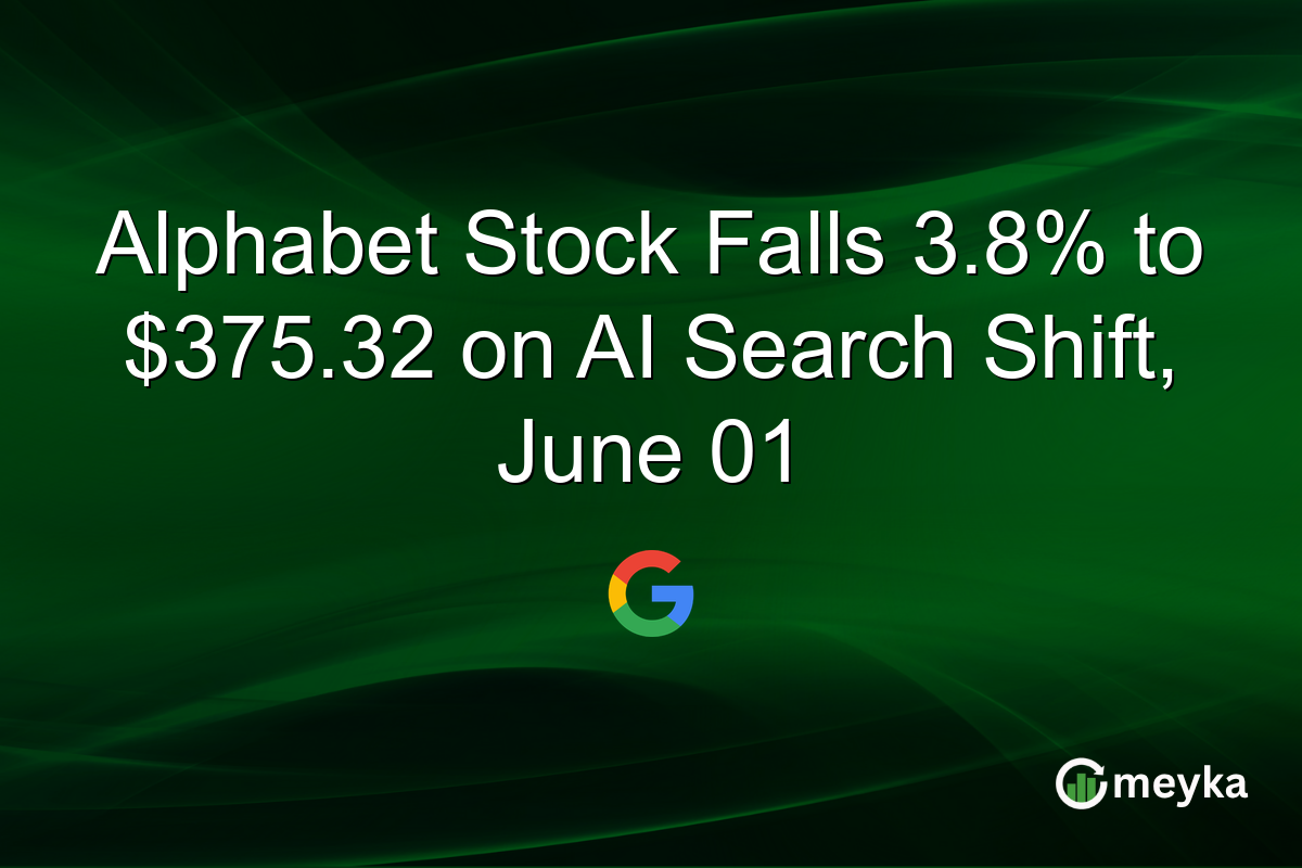 Alphabet Stock Falls 3.8% to $375.32 on AI Search Shift, June 01