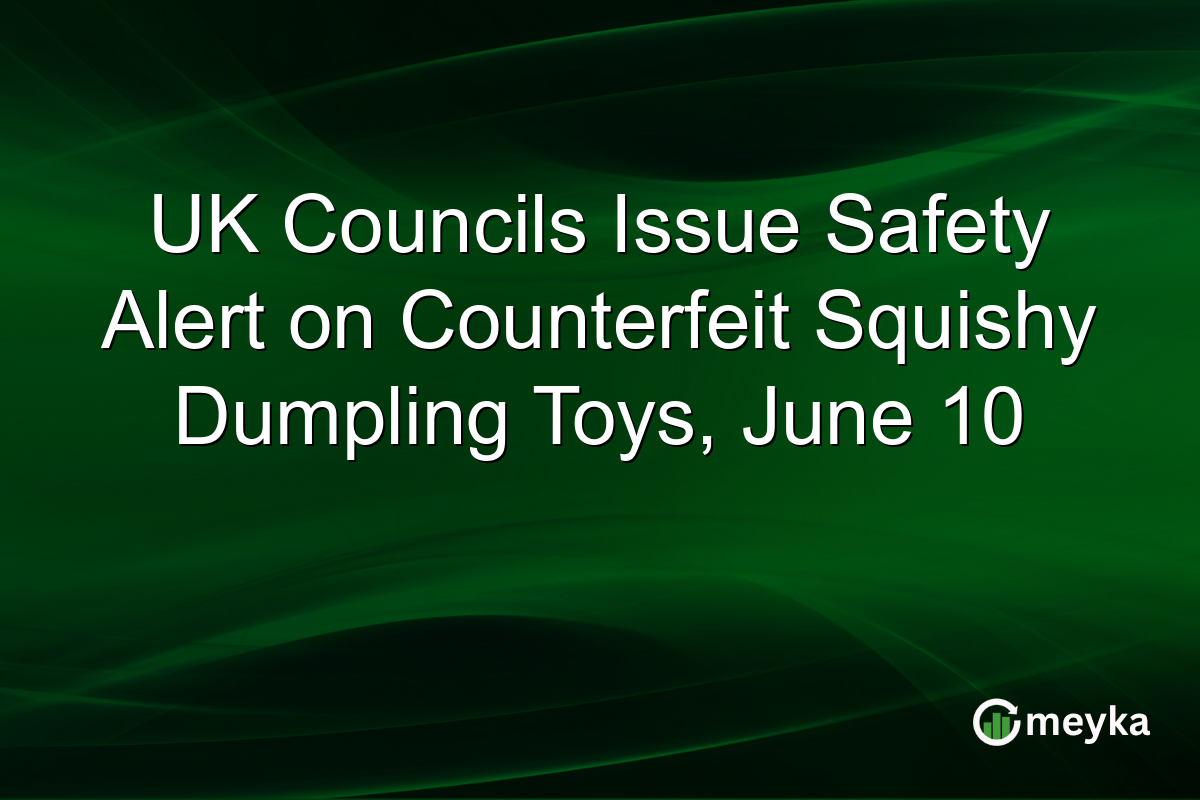 UK Councils Issue Safety Alert on Counterfeit Squishy Dumpling Toys, June 10