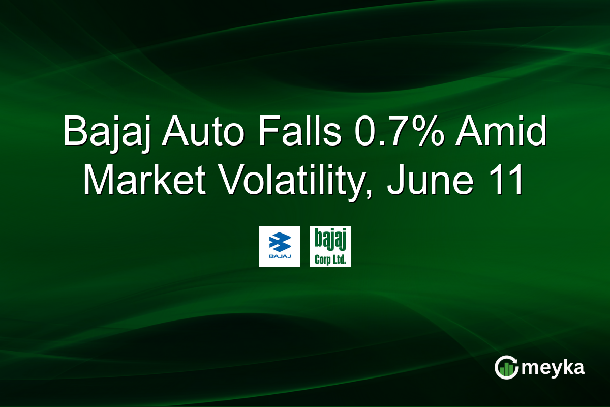 Bajaj Auto Falls 0.7% Amid Market Volatility, June 11