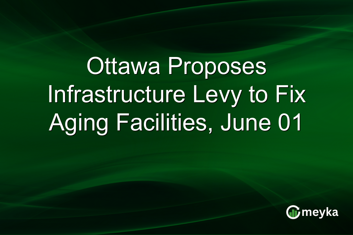 Ottawa Proposes Infrastructure Levy to Fix Aging Facilities, June 01