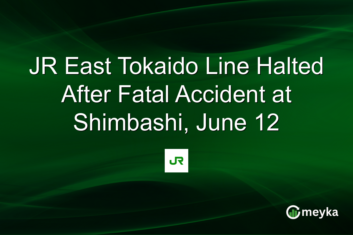 JR East Tokaido Line Halted After Fatal Accident at Shimbashi, June 12