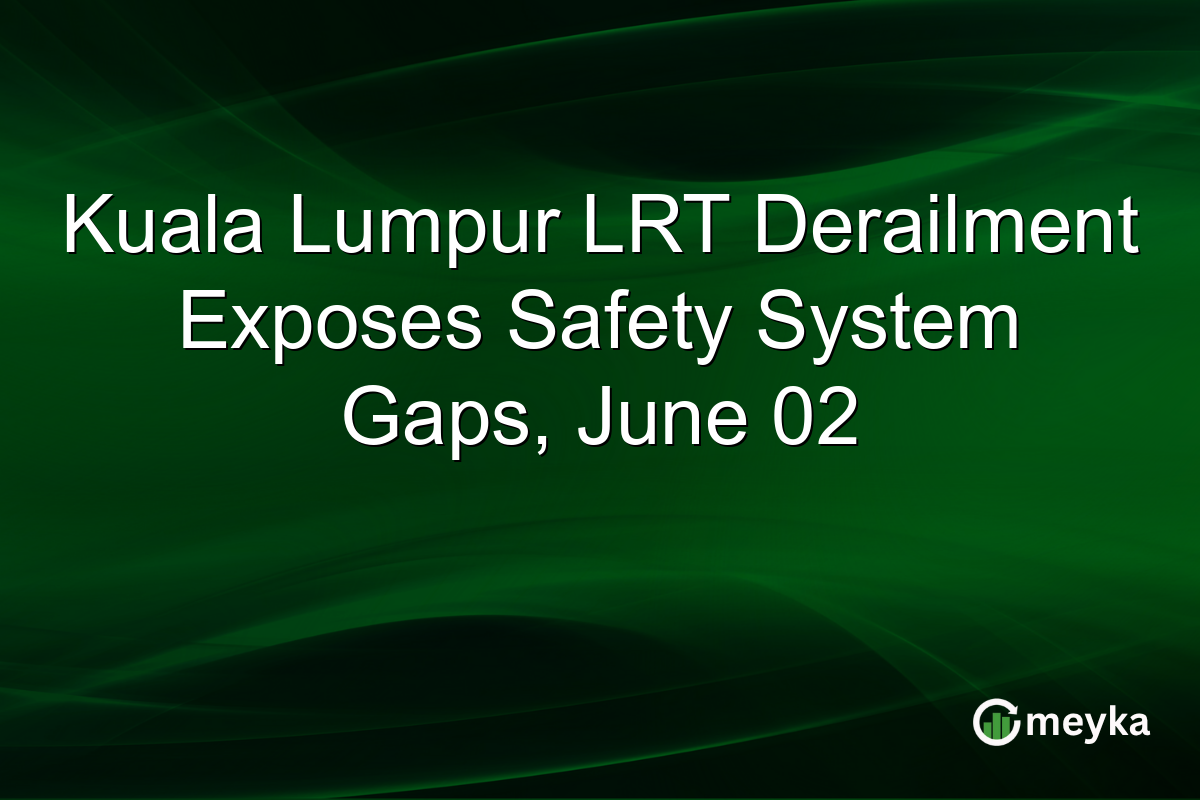 Kuala Lumpur LRT Derailment Exposes Safety System Gaps, June 02