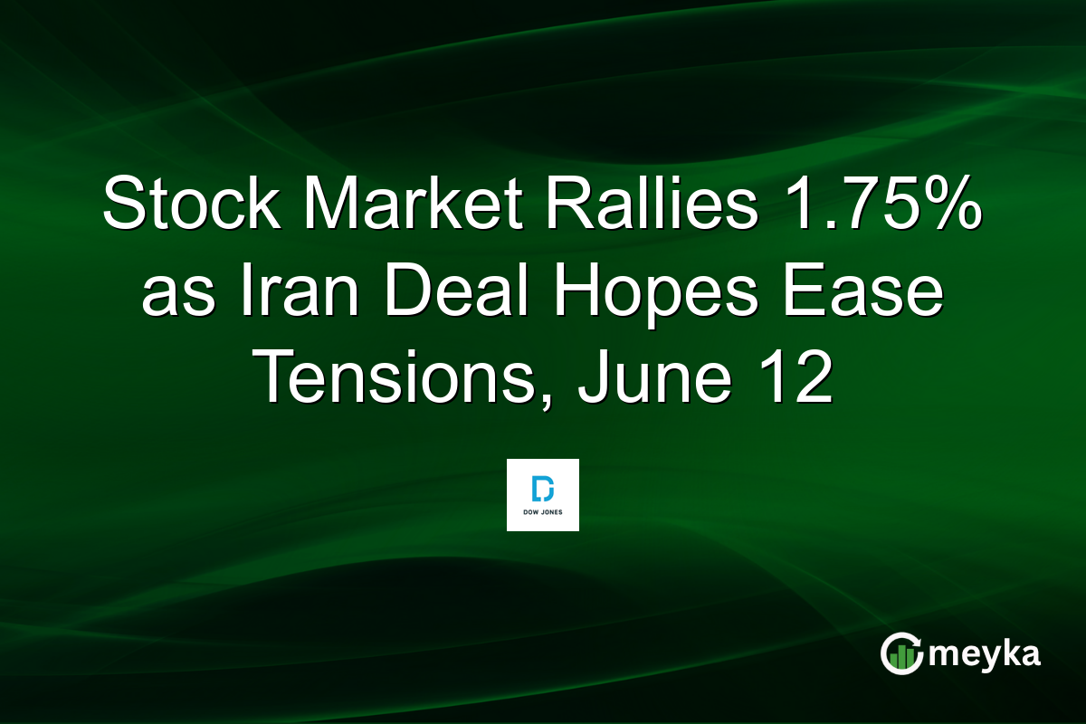 Stock Market Rallies 1.75% as Iran Deal Hopes Ease Tensions, June 12