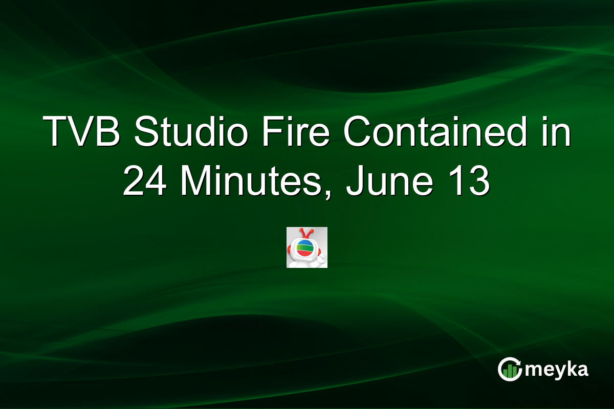 TVB Studio Fire Contained in 24 Minutes, June 13