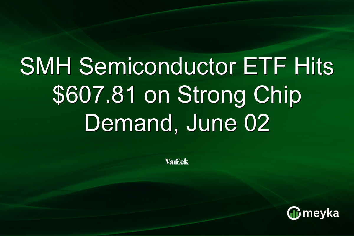 SMH Semiconductor ETF Hits $607.81 on Strong Chip Demand, June 02