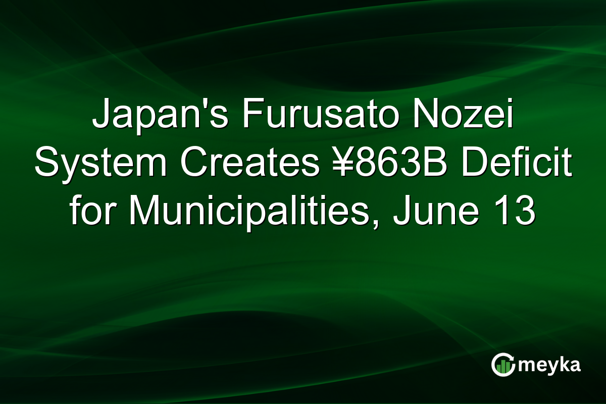 Japan’s Furusato Nozei System Creates ¥863B Deficit for Municipalities, June 13