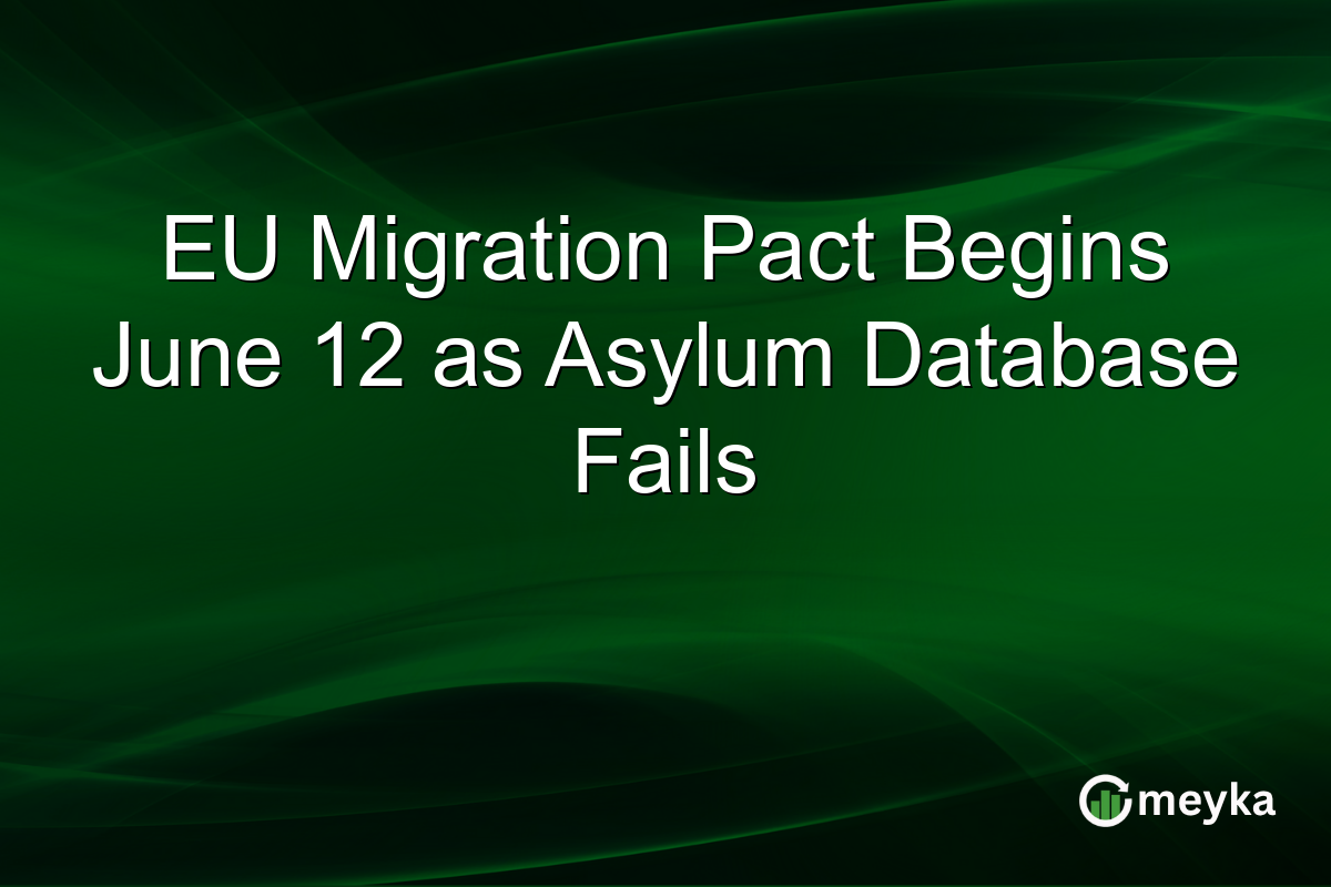 EU Migration Pact Begins June 12 as Asylum Database Fails