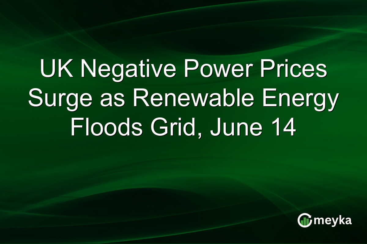 UK Negative Power Prices Surge as Renewable Energy Floods Grid, June 14