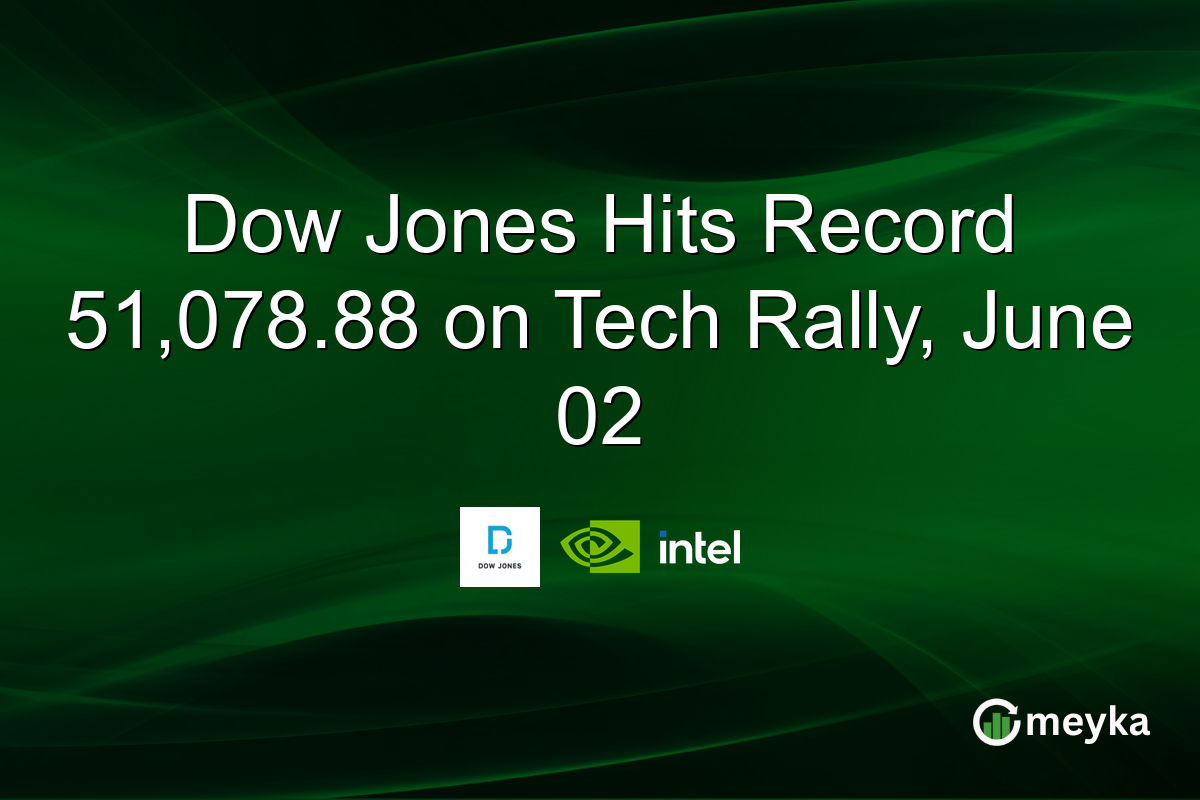 Dow Jones Hits Record 51,078.88 on Tech Rally, June 02