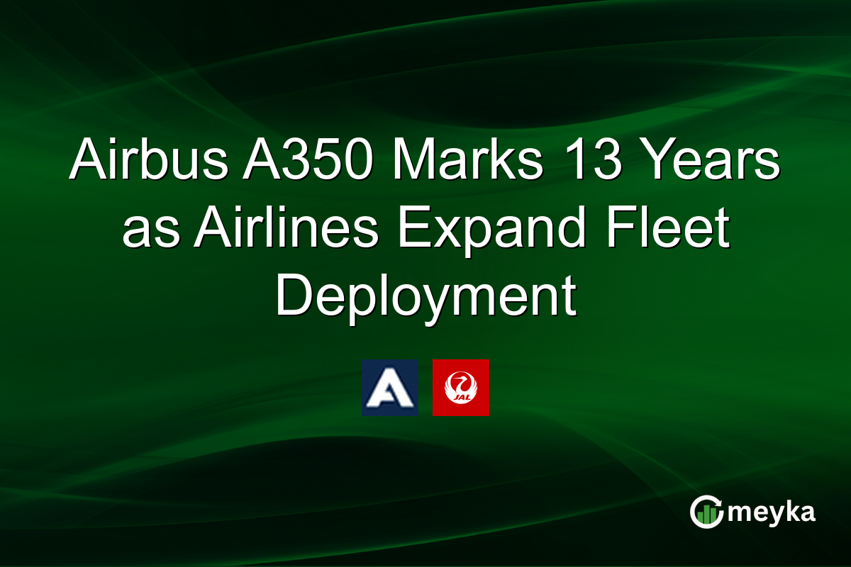 Airbus A350 Marks 13 Years as Airlines Expand Fleet Deployment