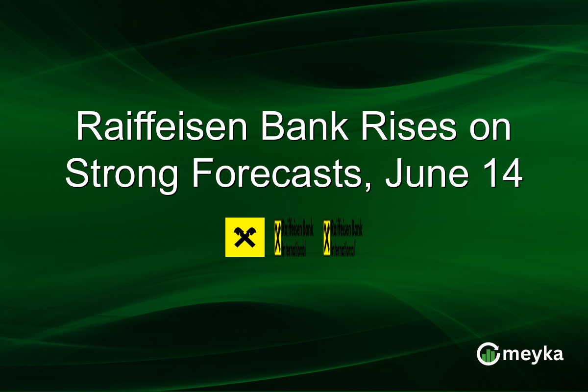 Raiffeisen Bank Rises on Strong Forecasts, June 14