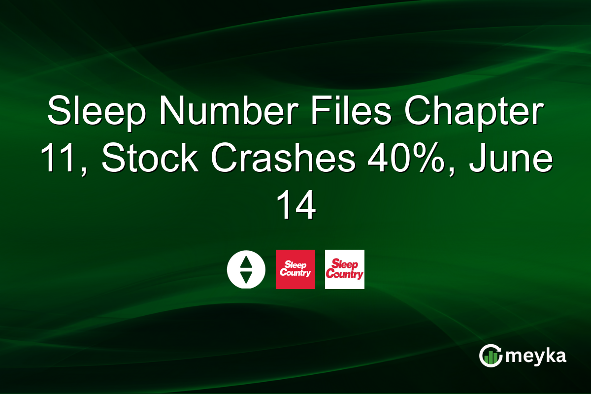 Sleep Number Files Chapter 11, Stock Crashes 40%, June 14