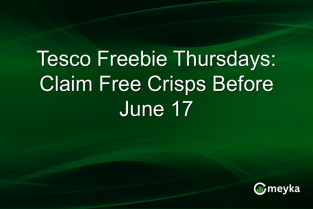 Tesco Freebie Thursdays: Claim Free Crisps Before June 17