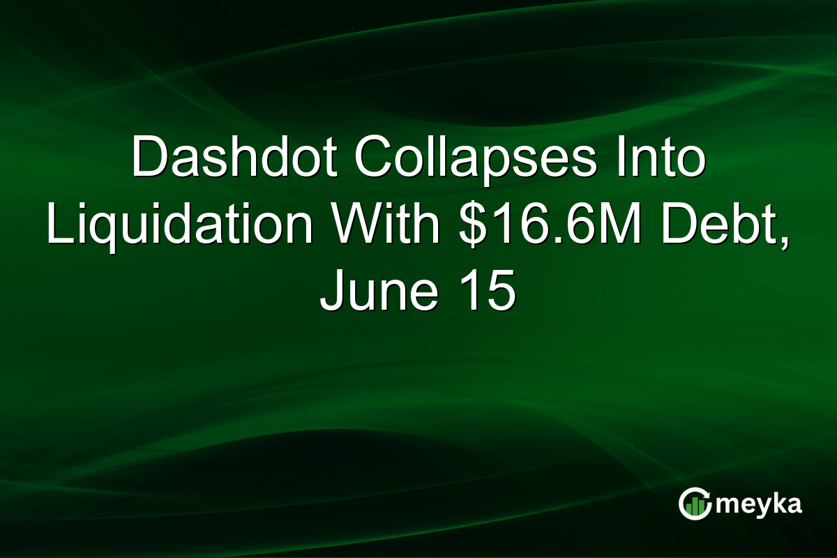 Dashdot Collapses Into Liquidation With $16.6M Debt, June 15