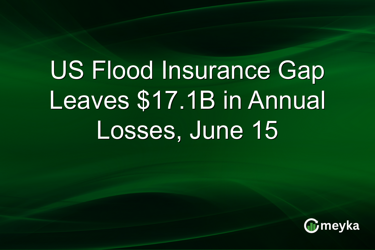 US Flood Insurance Gap Leaves $17.1B in Annual Losses, June 15