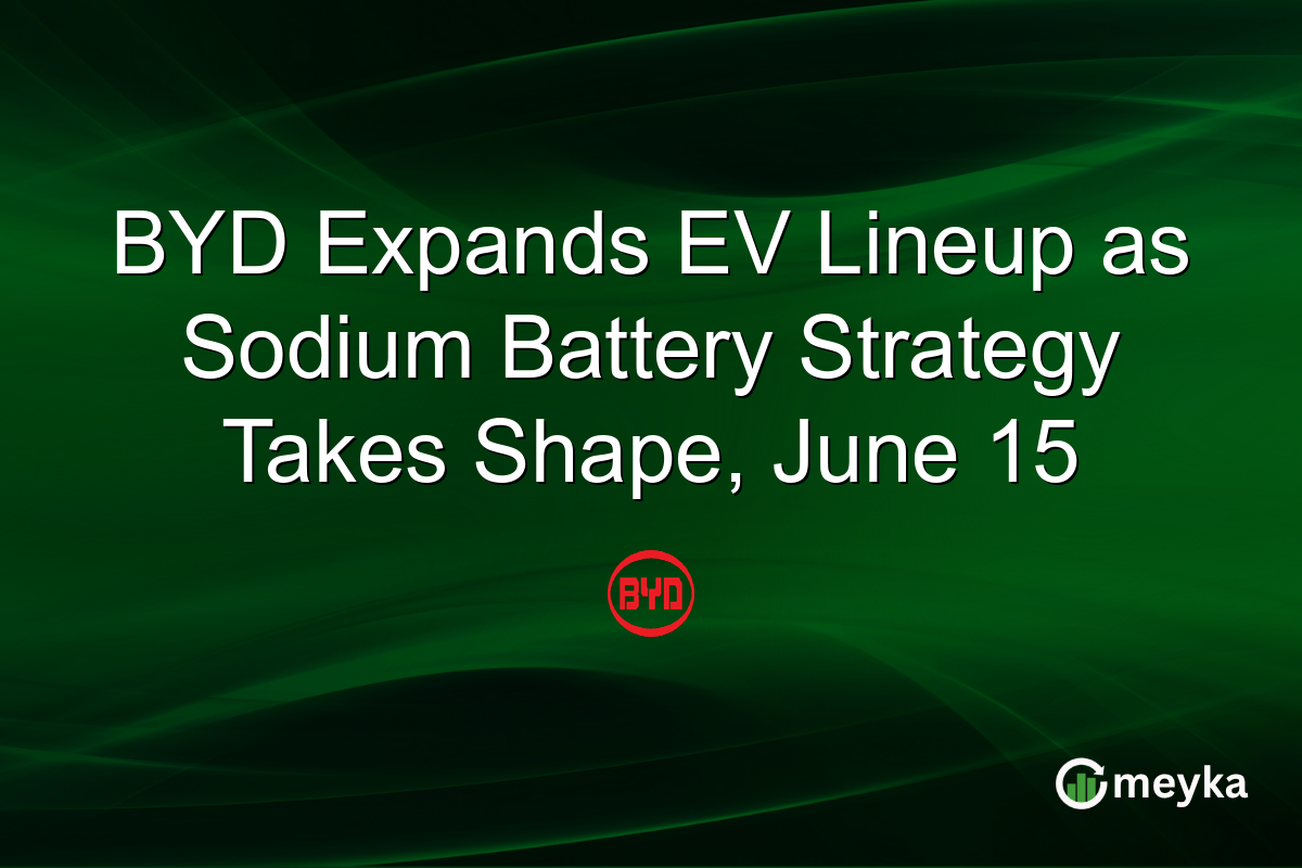 BYD Expands EV Lineup as Sodium Battery Strategy Takes Shape, June 15