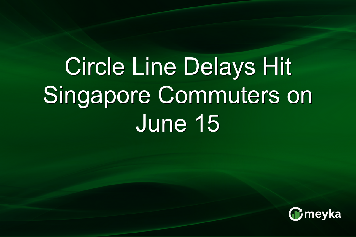 Circle Line Delays Hit Singapore Commuters on June 15