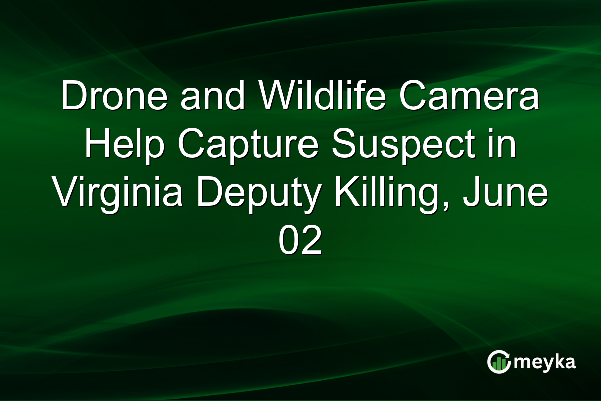 Drone and Wildlife Camera Help Capture Suspect in Virginia Deputy Killing, June 02